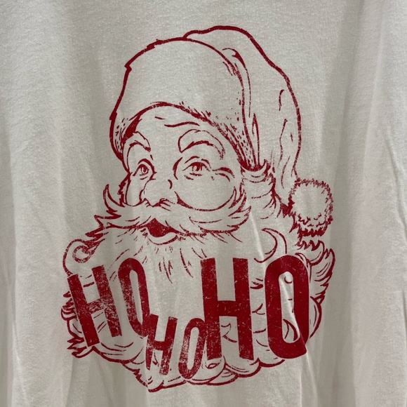 Next Level Size Medium Christmas Santa Ho Ho Ho Short Sleeve T-shirt - Picture 1 of 4